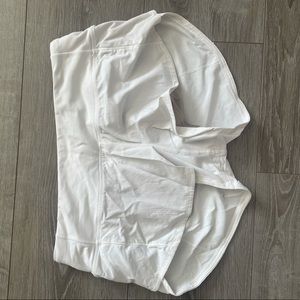 White Lululemon shorts